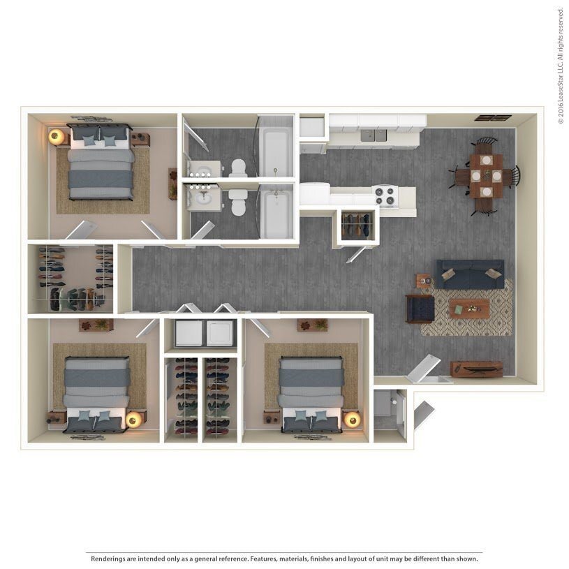 Floor Plan - 3x2 B Classic