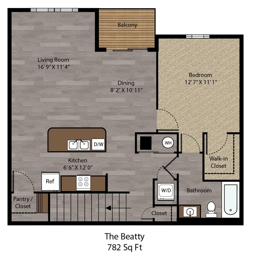 Floor Plan - The Beatty
