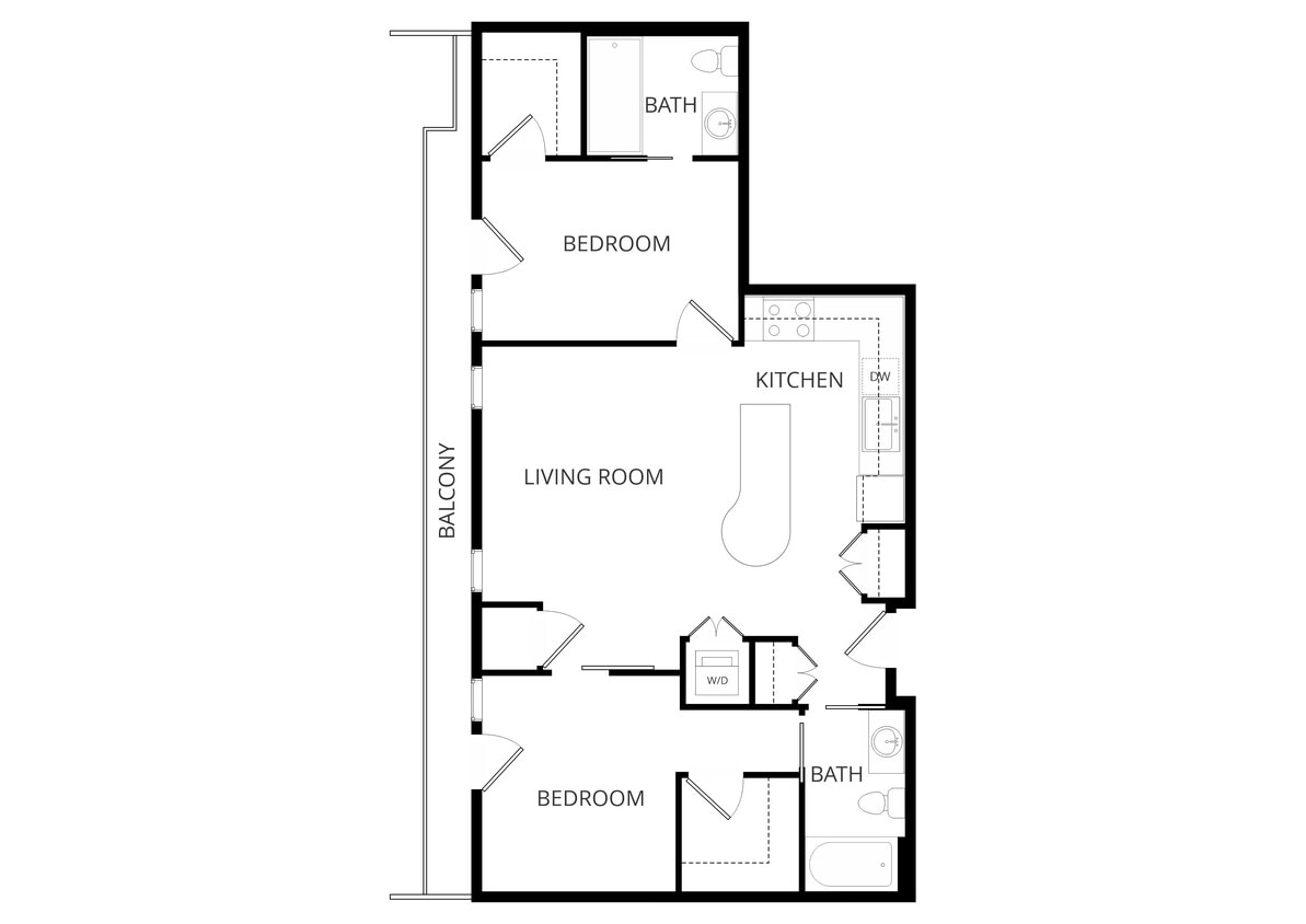 Floor Plan - Blue D3 2X2