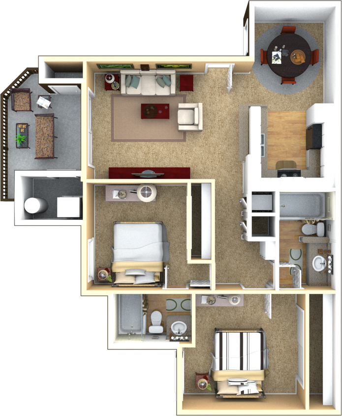 Floor Plan - Residence 3 Luxury