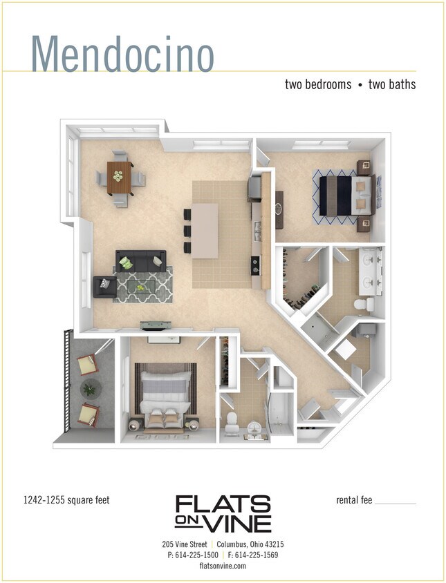Floor Plan - Mendocino