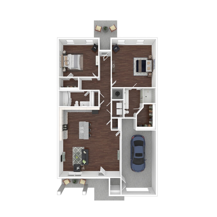 2 bed 3d - Nova Furnished (Price Includes All Fees)
