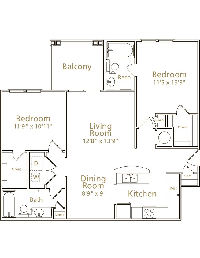 Floor Plan - Hampton