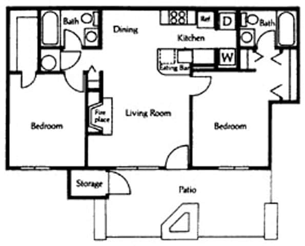 Monterey - 2 Bed 2 Bath