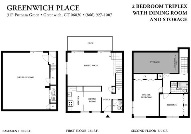 C8 - (S0C8) 2 Bedroom, 1.5 Bath Triplex