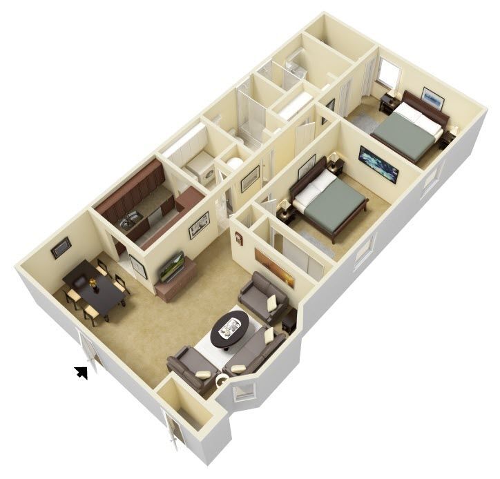 Floor Plan - 1B
