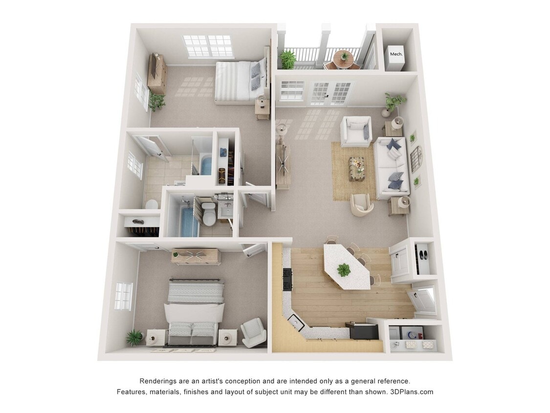 The Mallard Two Bedroom - The Mallard Pond View