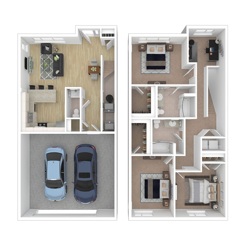Floor Plan - Townhome A