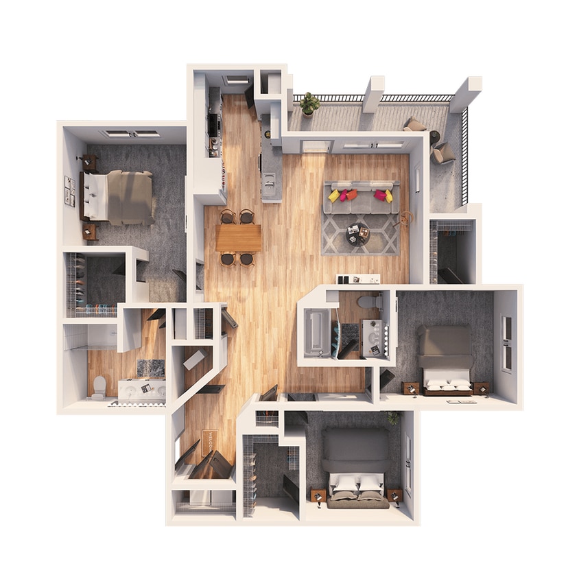 Floor Plan - C1 - Corner
