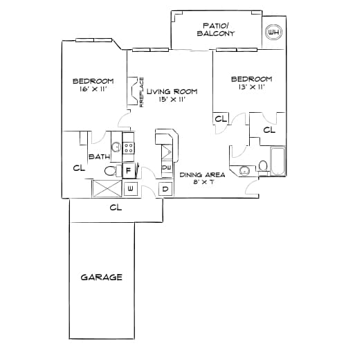 Floor Plan - Design 2B20 Premier