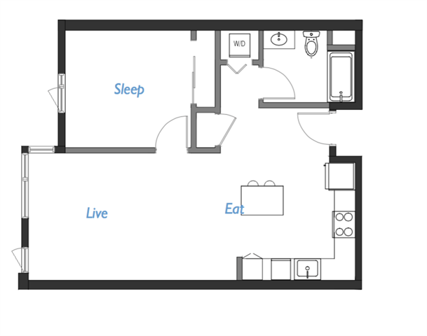 Floor Plan - A2- 1E