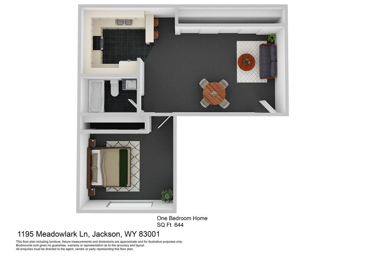 Floor Plan - 1 Bedroom
