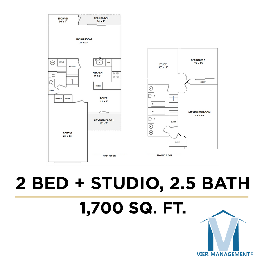 Resman Floorplans - Hopeful Trace_Weaver - Resman Floorplan.png - Two Bed w/Studio, Two-Half Bath TH