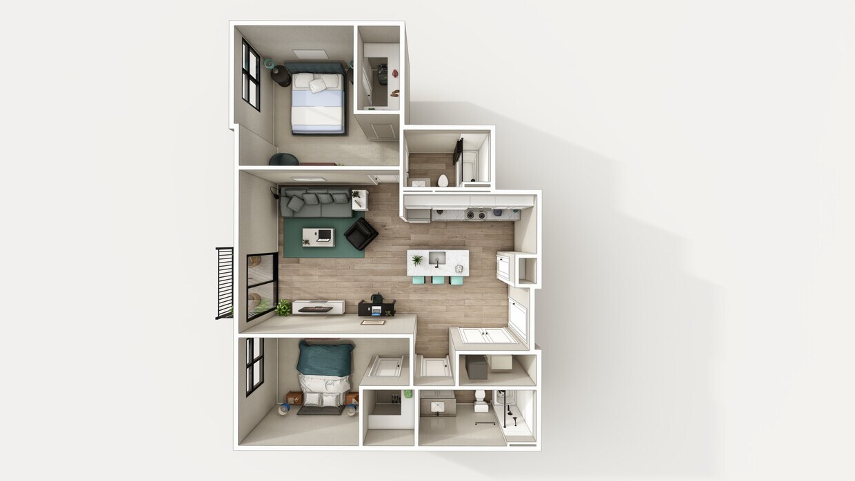 Floor Plan - The Blue Hill