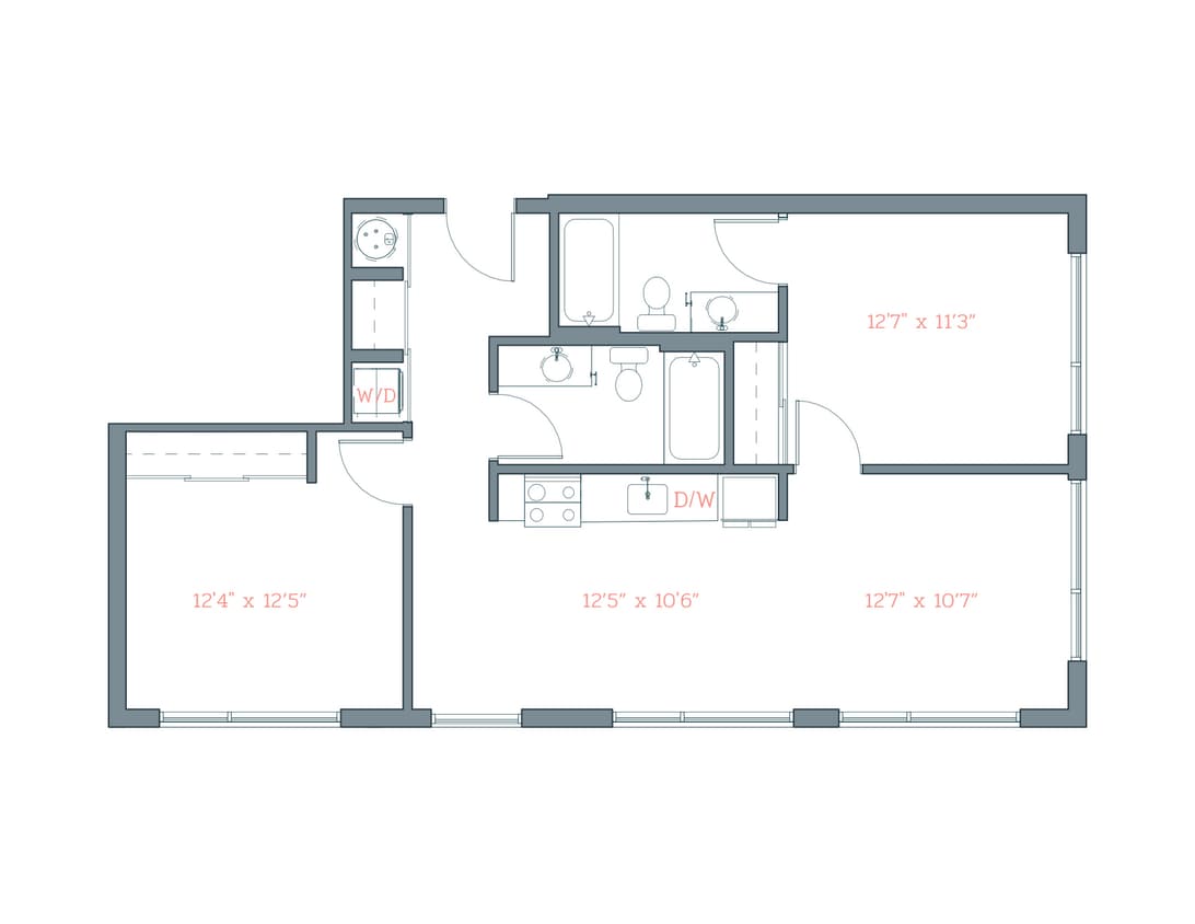 Floor Plan - The Platform_Unit B8