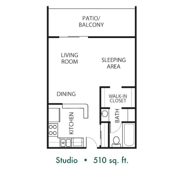 Floor Plan - Studio X