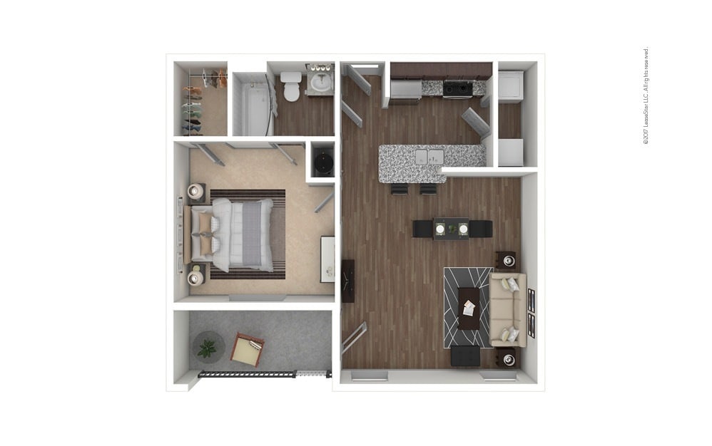 Floor Plan - A1 - Brazos