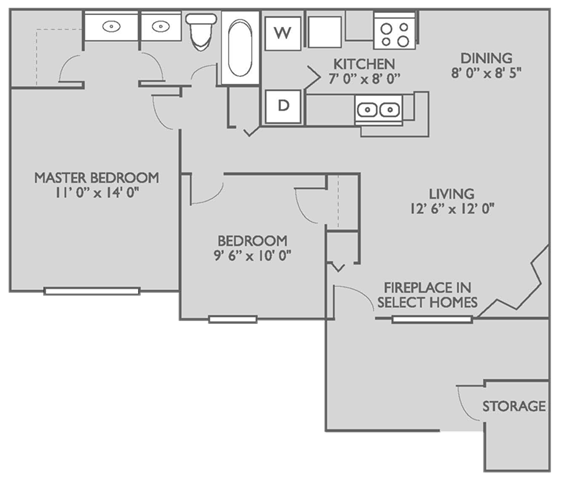 Floor Plan - Renovated Florence