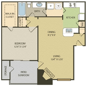 Floor Plan - A3 - Angelina