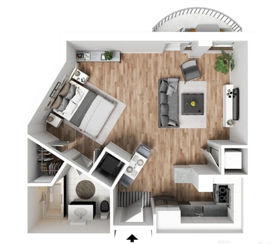 C-1 Furnished Floor Plan - C-1