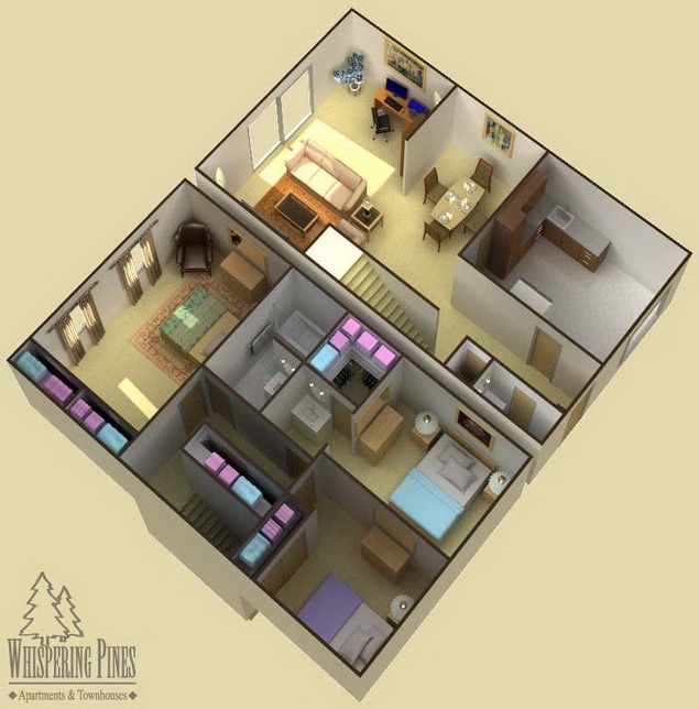 3BR / 1.5BA Townhouse - 3 Bedroom Townhouse