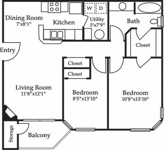 Floor Plan - 2A Renovation 2