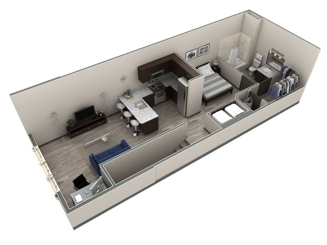 Floor Plan - Studio Grand Overlook