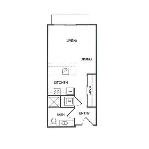 Floor Plan - Studio A MFTE