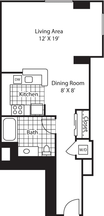 Floor Plan - Studio 573