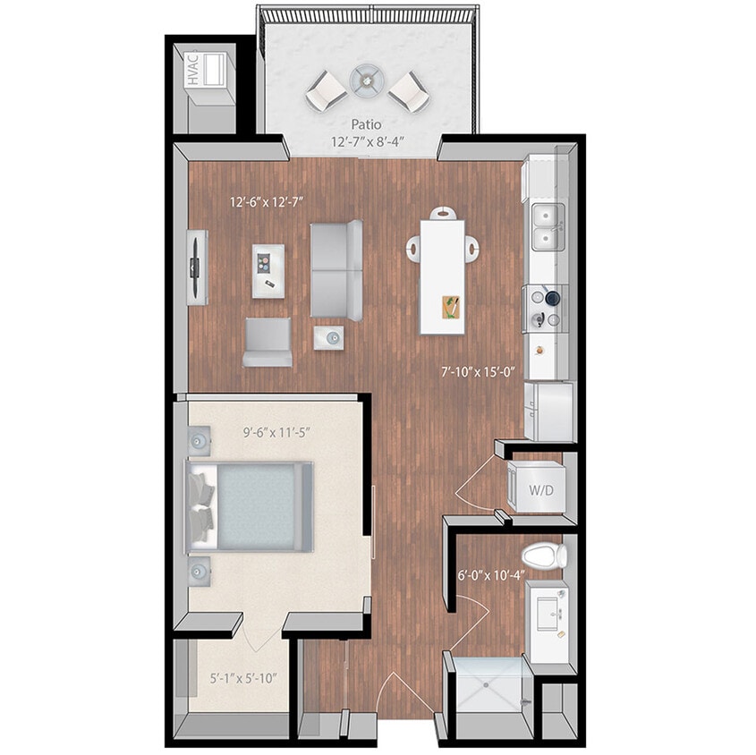 Floor Plan - Burgundy
