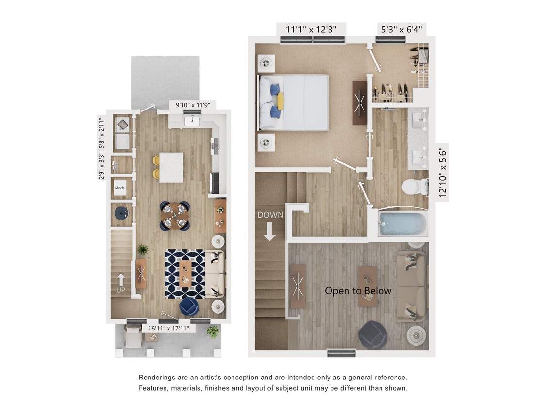 Floor Plan - Townhome A