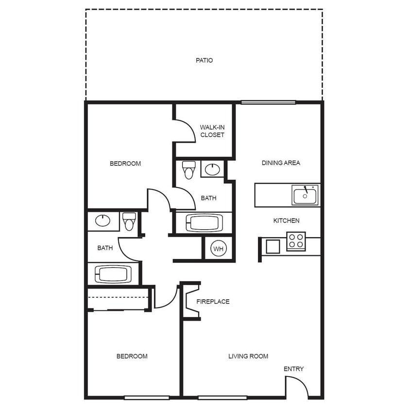 Floor Plan - Sierra - Renovated 