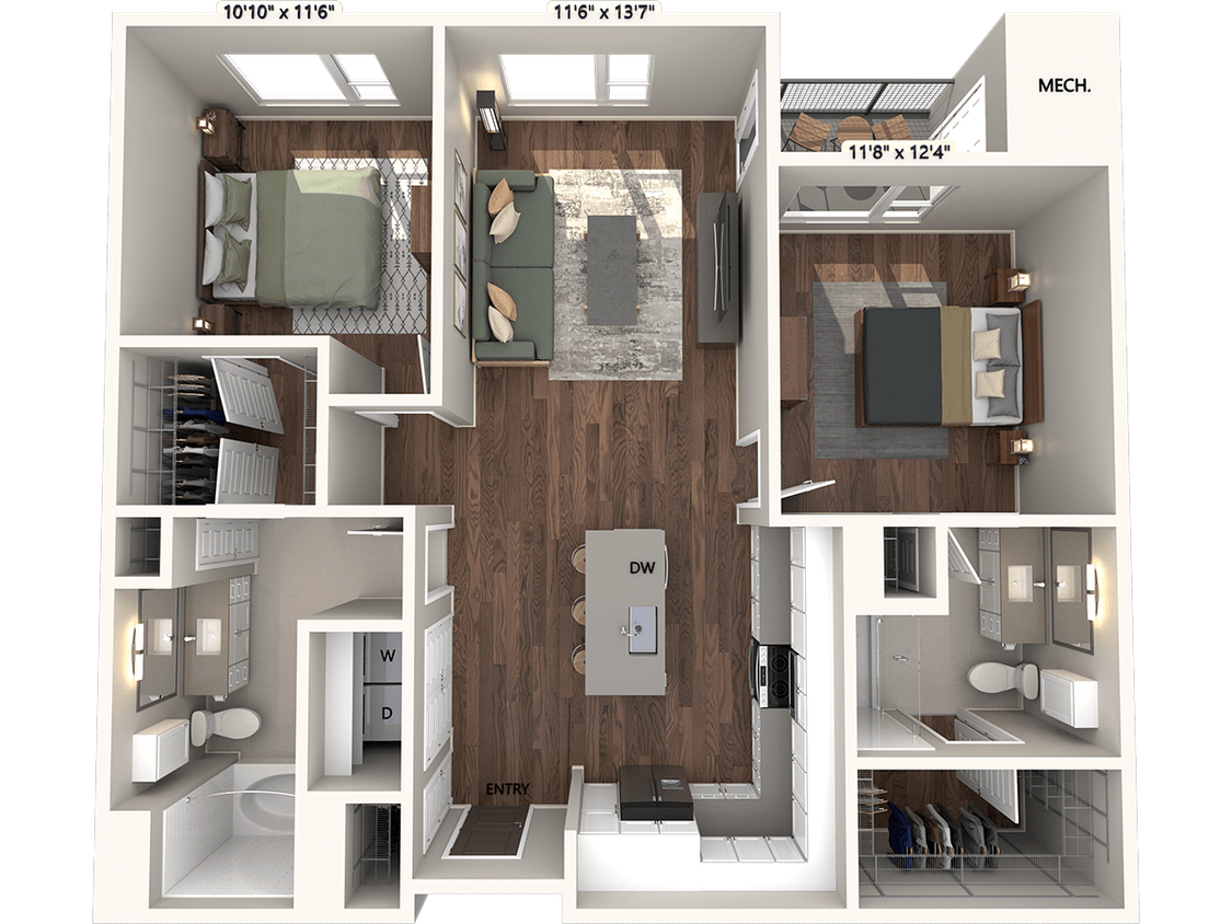 Floor Plan - B1 - Finish Package 2