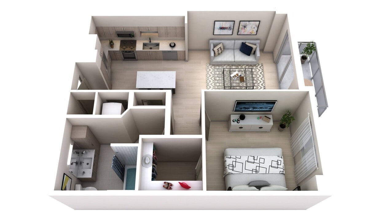 One Bedroom One Bath (738) - One Bedroom One Bath (738)