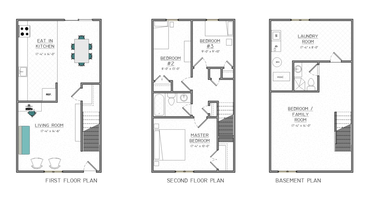 4B / 2B - Four bedroom 2 Bath