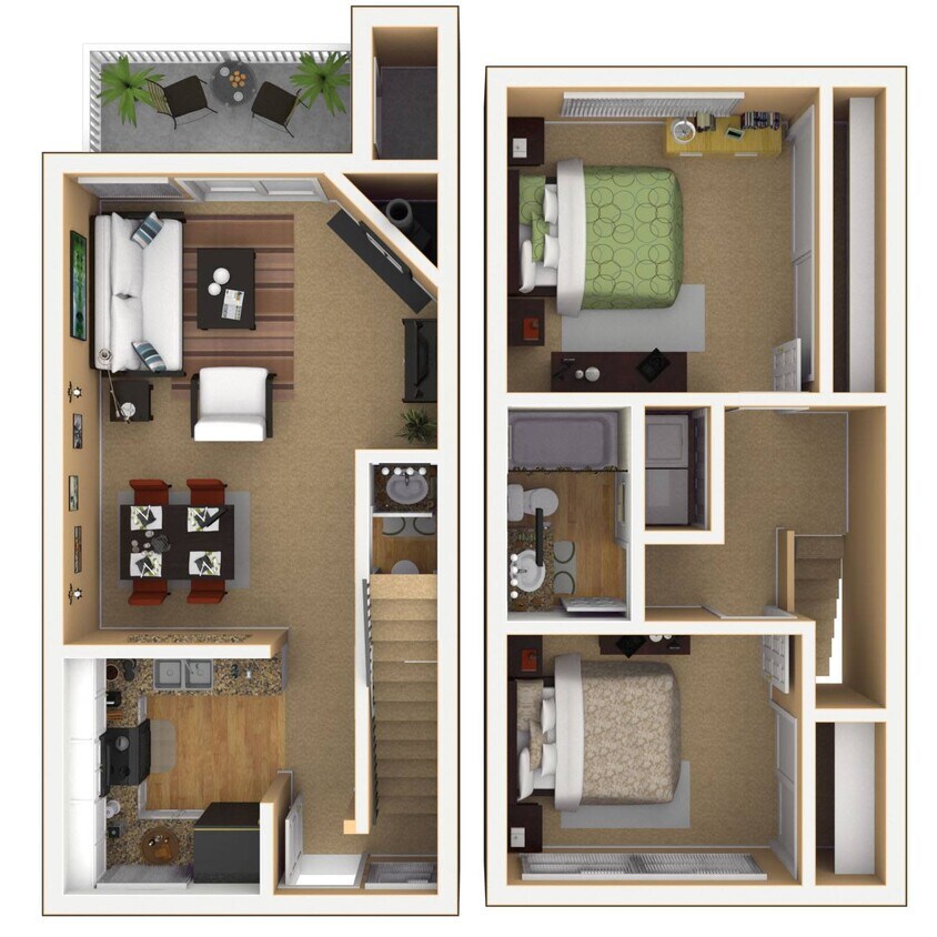 Floor Plan - Townhome 1