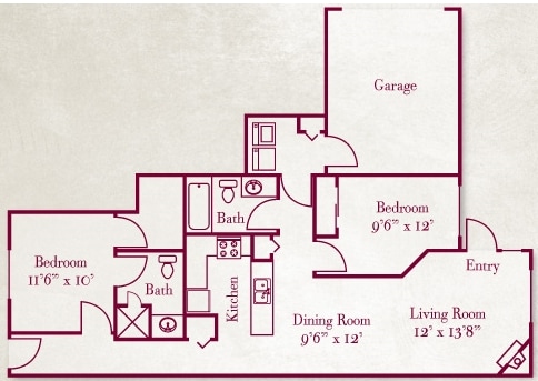 Plan D - 2X2 Townhome Classic