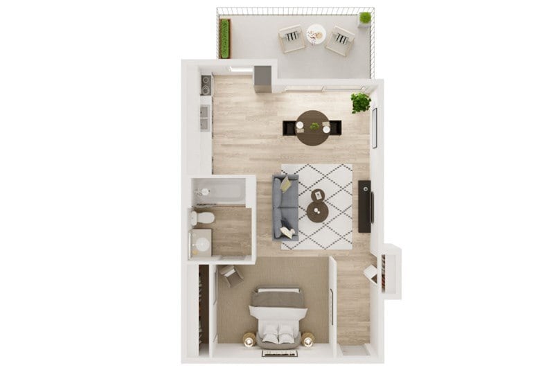 Floor Plan - Studio A
