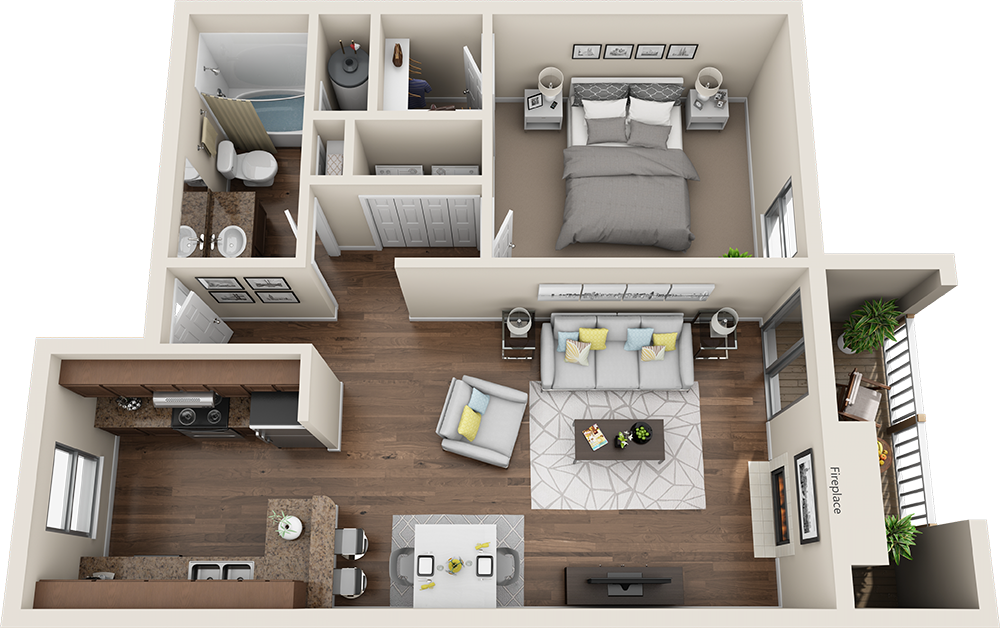 Floor Plan - The Dahlia