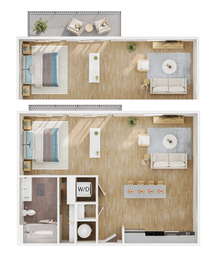 Floor Plan - S1A - White Buffalo