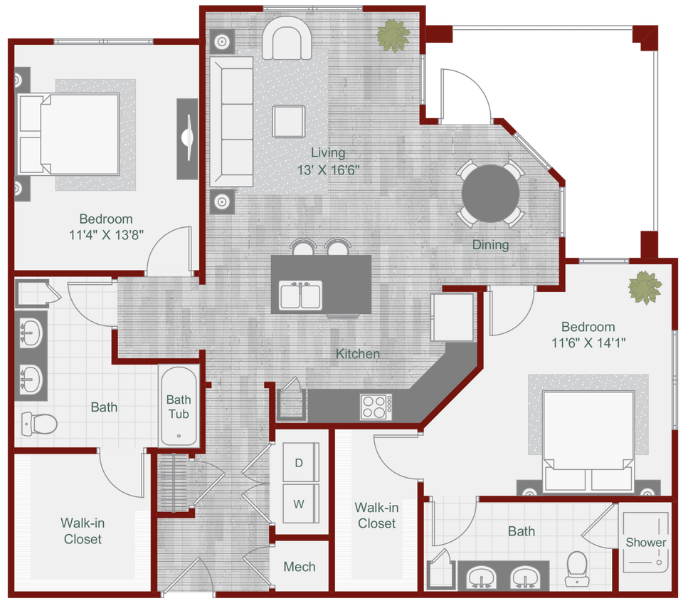 Floor Plan - B3-2-A