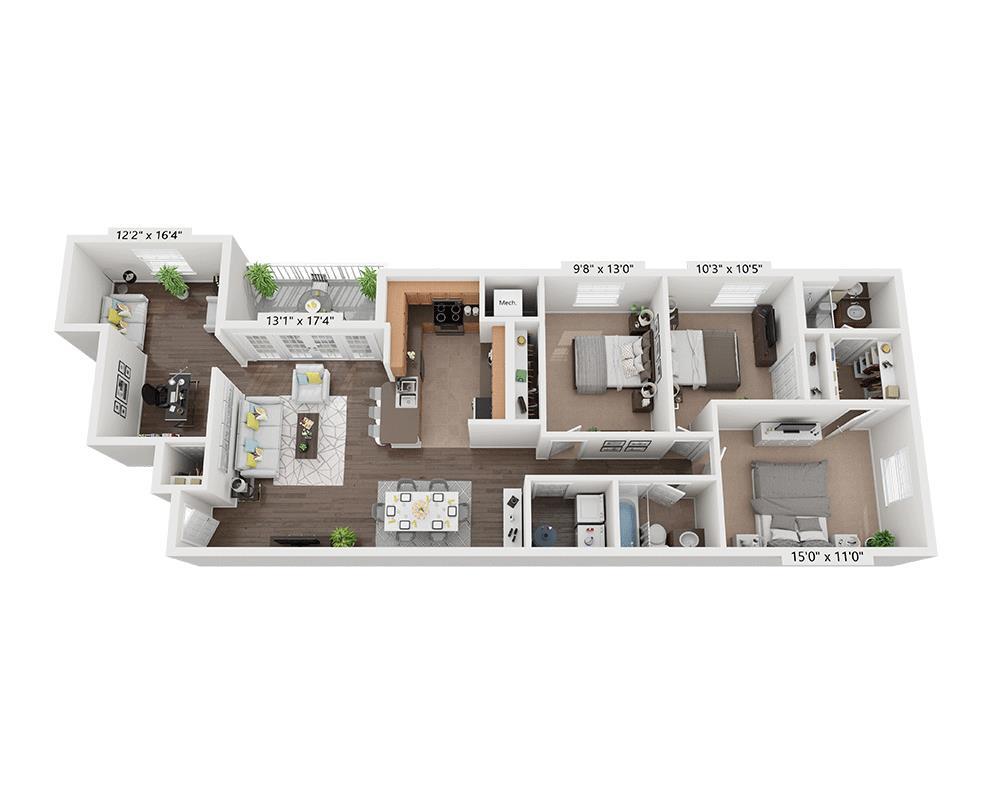 Floor Plan - Plan C2AD