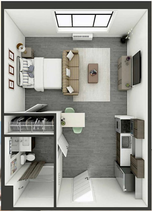Floor Plan - Studio Plus