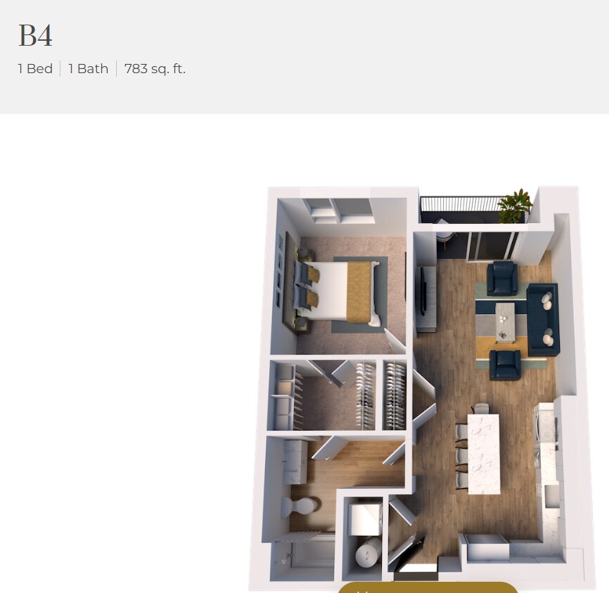 B-4 floor plan The James - B-4