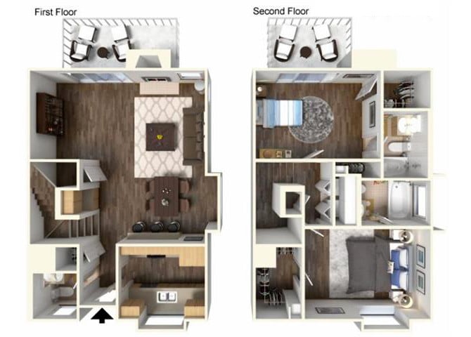 Floor Plan - WIllow - Townhome