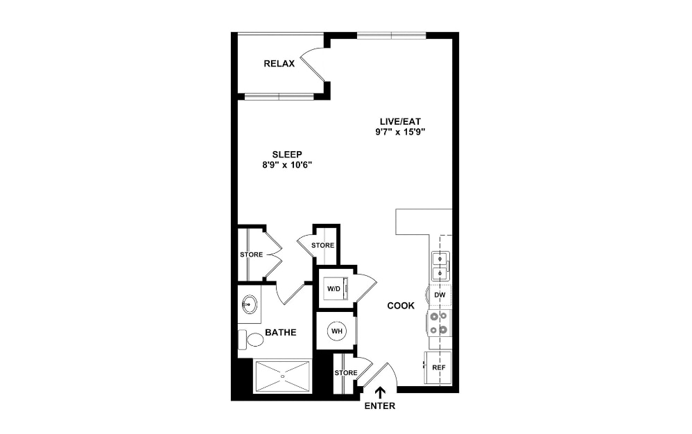 Floor Plan - StudioB