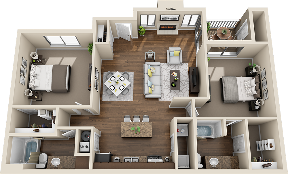 Floor Plan - The Carlton 
