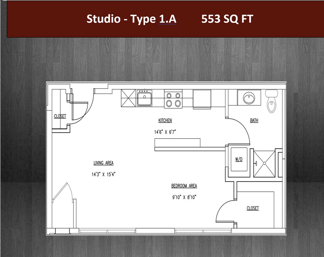 Studio Type 1.A - Studio (Type 1.A)