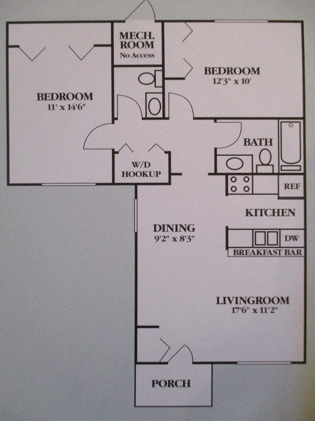 2 Bedroom 913 sq. ft $880 - 2 Bedroom