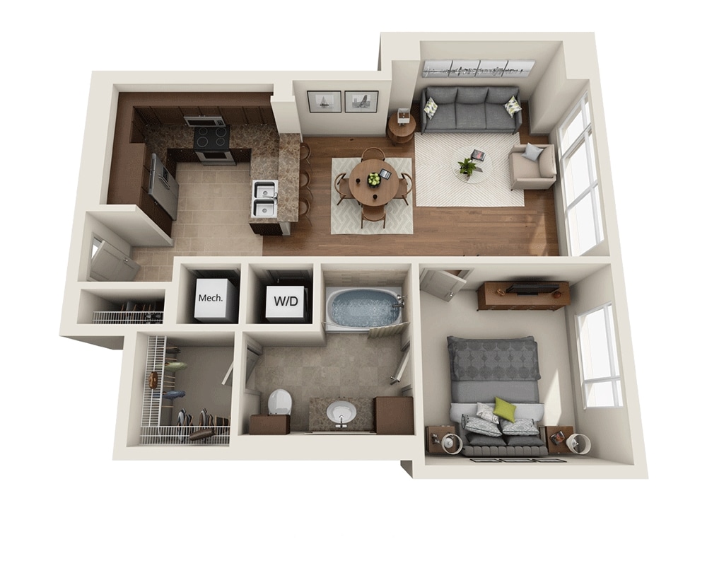 Floor Plan - Plan A (A1A)